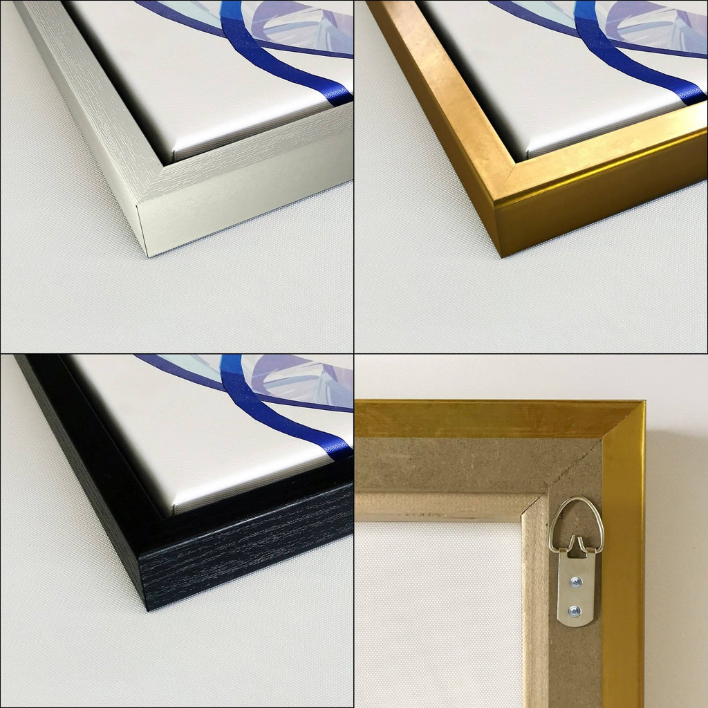 Black Framed Canvas - 34 in. Wide x 44 in. High E500167