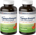 Papaya Enzyme with Chlorophyll Chewable Tablets 2 Pack D20444