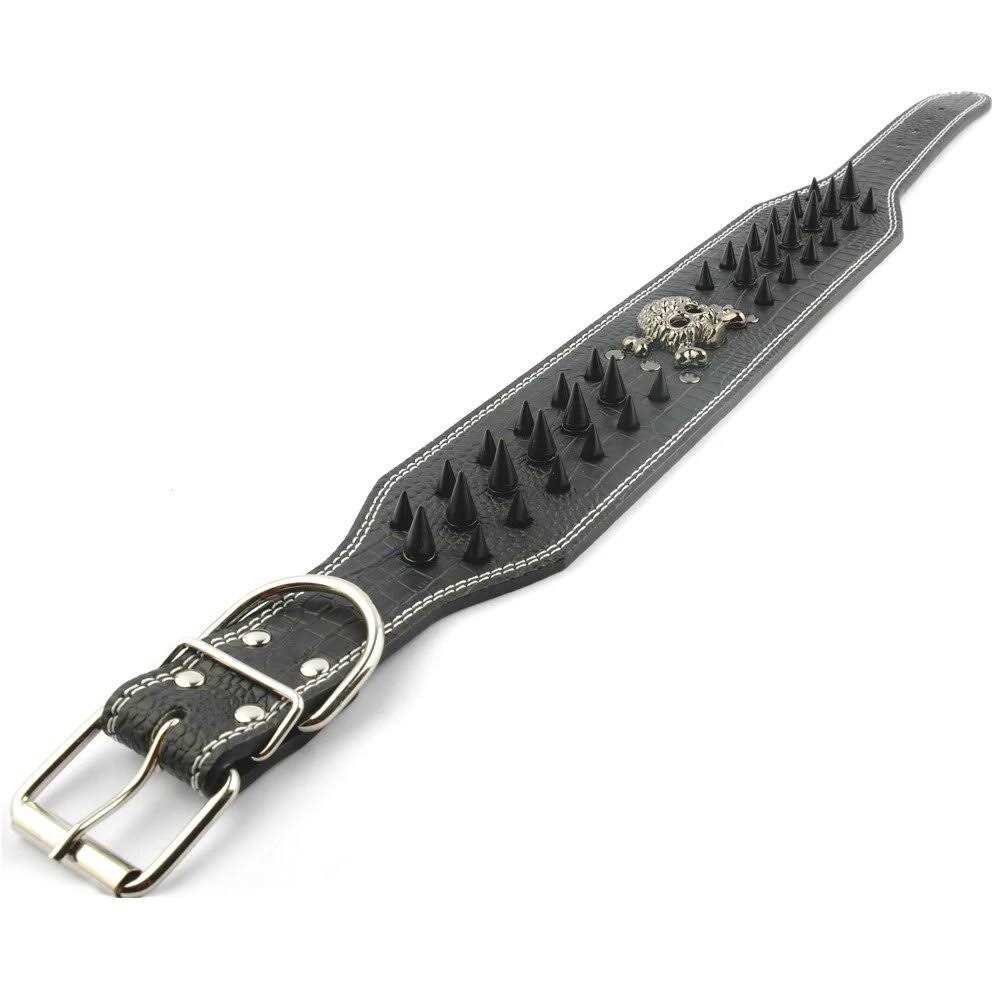 3 Inch Spiked Studded Leather Dog Collar Z5175