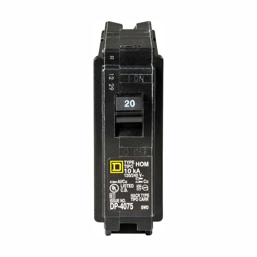 20 Amp Single-Pole Circuit Breaker 8-Pack L731478
