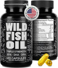 Omega 3 Fish Oil Supplement, 120 Capsules E75672