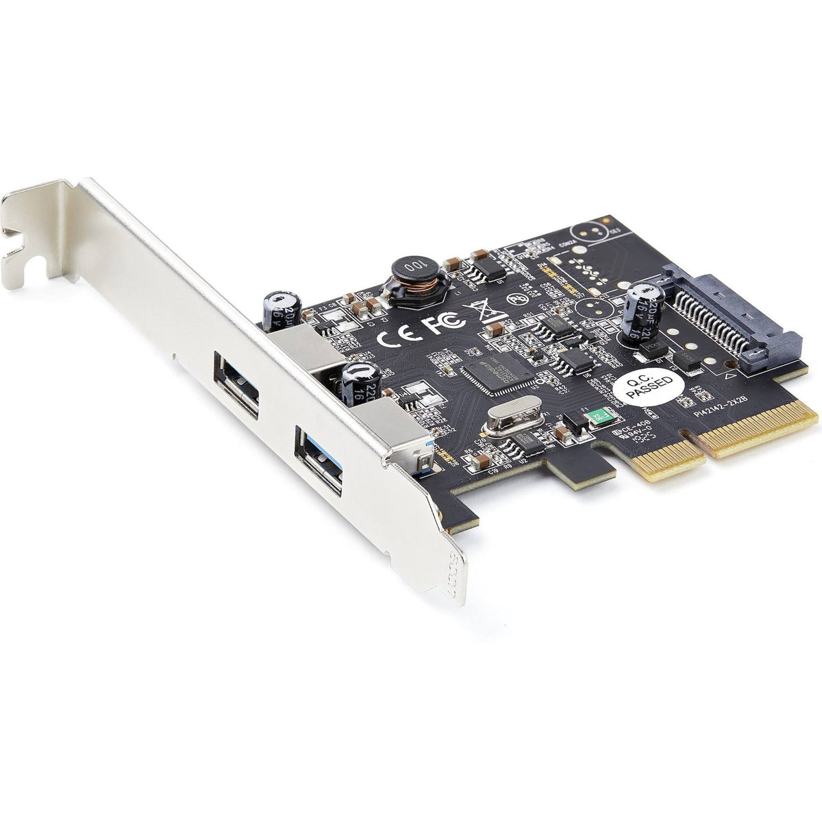 2-Port USB PCIe Card 10Gbps USB 3.1/3.2 Gen 2 Type-A W836
