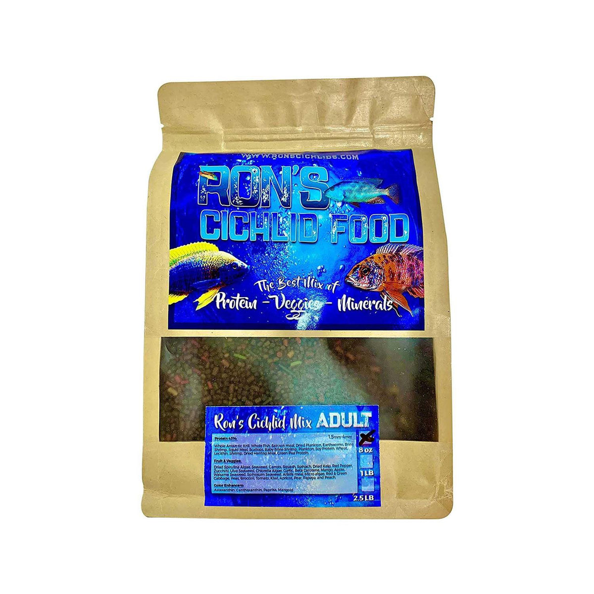 Fish Food for African Cichlids Tetras Tropical Fish L8183