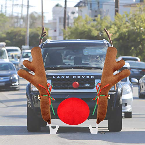 Car Reindeer Antler Kit with Tail Nose M37616