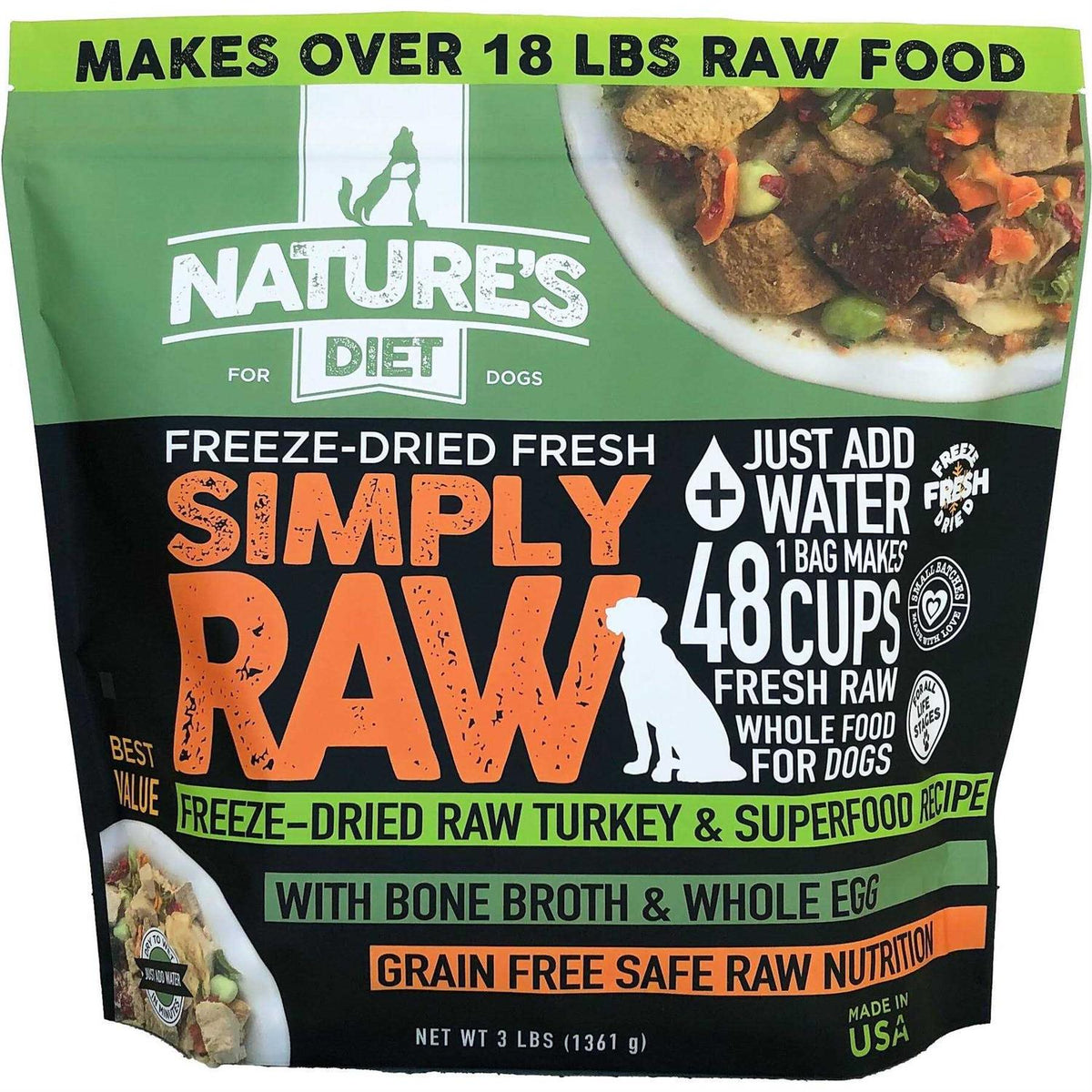 Freeze-Dried Raw Whole Food Meal M148