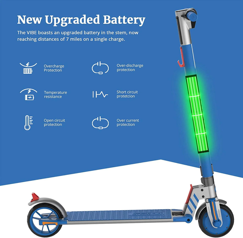Blue 250W Foldable Electric Scooter K46011