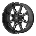 17x8 Satin Black Milled Wheel F332737
