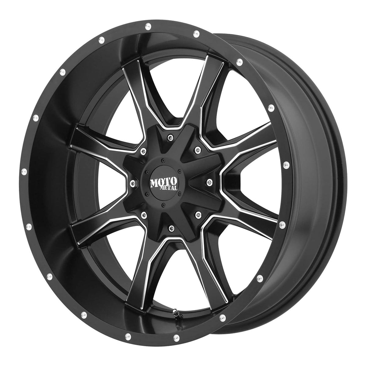 17x8 Satin Black Milled Wheel F332737