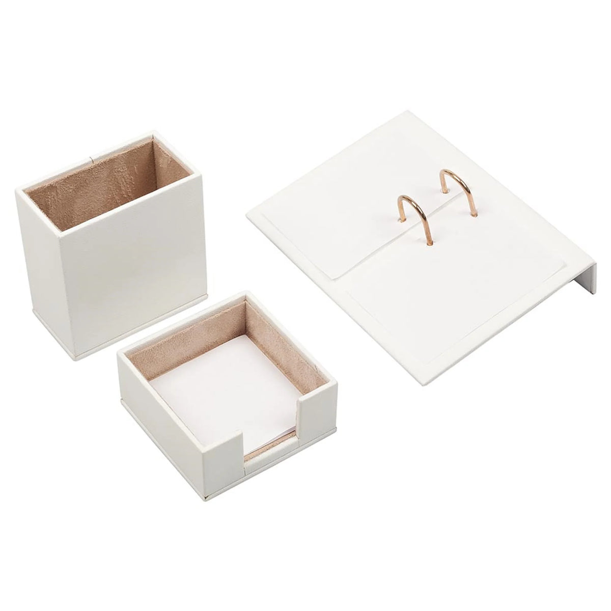 Leather 5 Pc Desk Organizer Set N55189
