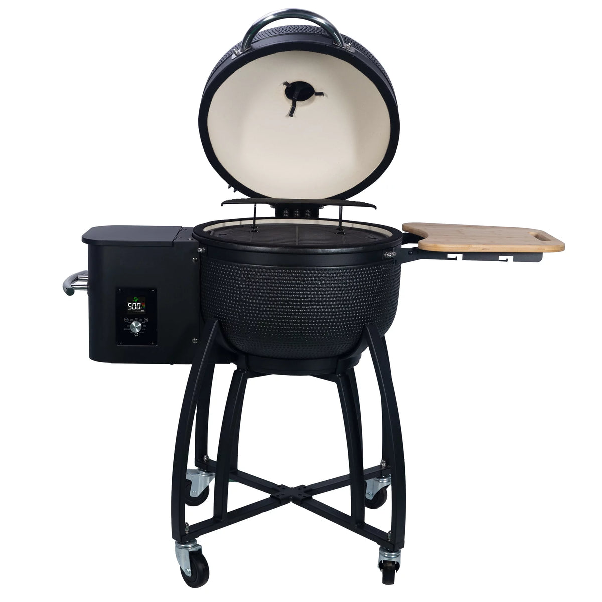 24" Ceramic Pellet Grill with Double Ceramic Liner 4-in-1 C984505