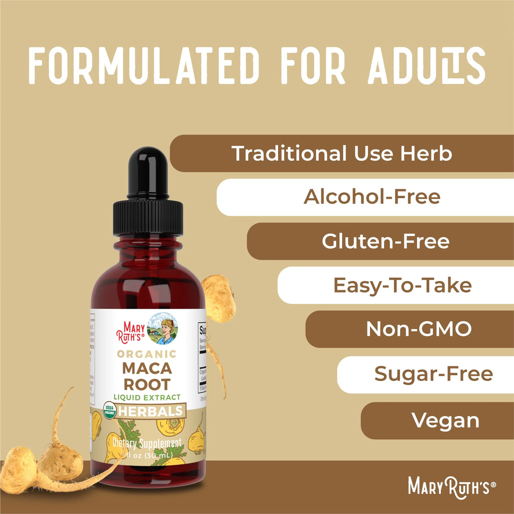 USDA Organic Maca Root Liquid Drops 1 fl oz Y962223