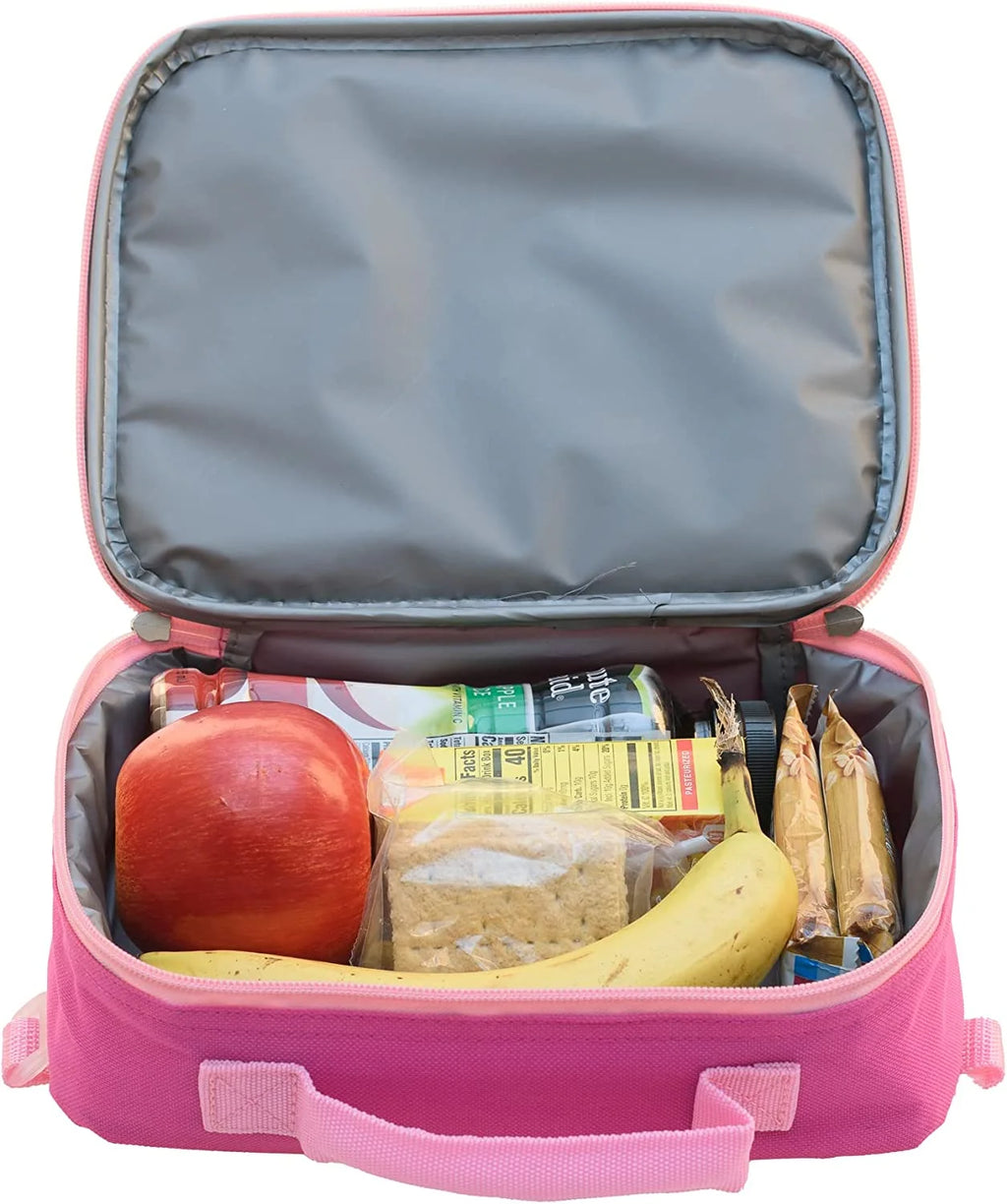 Turquoise Rainbow 4 Piece Backpack Set with Lunch Bag Y312085