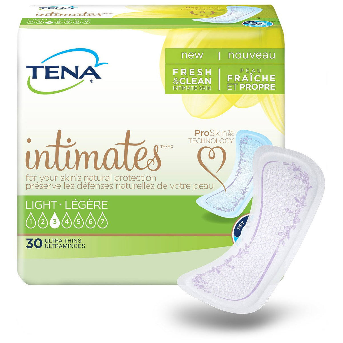 Light Ultra Thin Pads, 9 inch Length - Case of 180 V549
