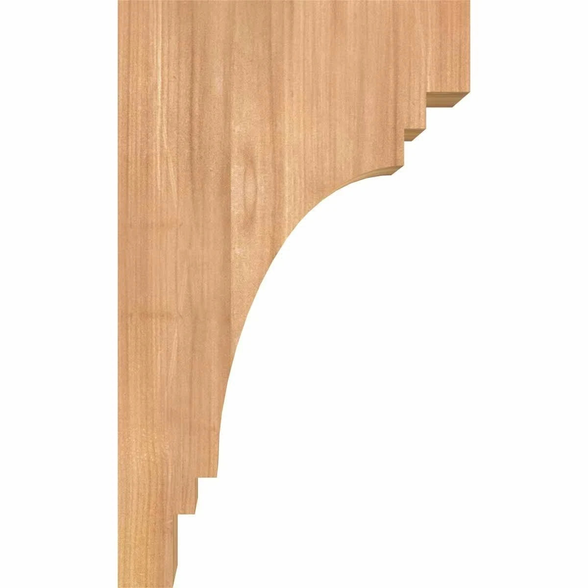 3 1/2x22W x 10x22D x 26x22H Western Red Cedar Corbel I10921