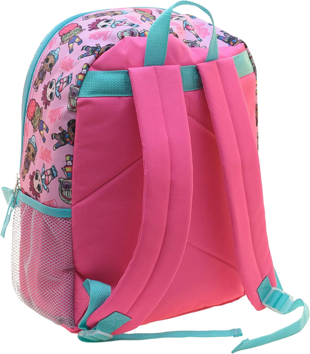 Turquoise Rainbow 4 Piece Backpack Set with Lunch Bag Y312085