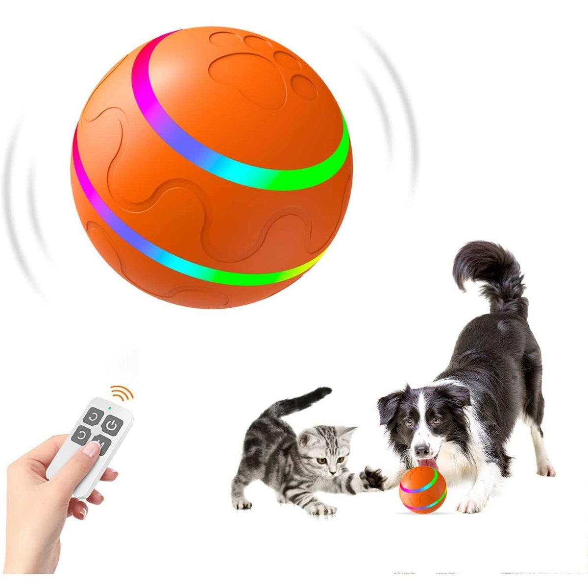 Interactive Dog Toy Ball with Remote Control E1697