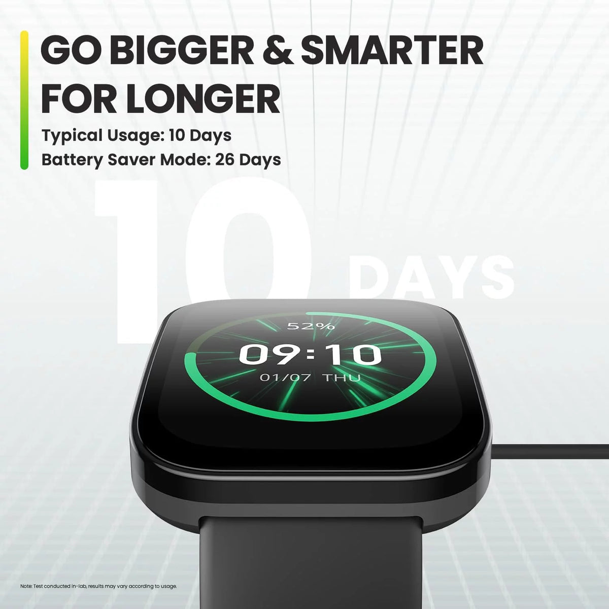 Soft Black Smart Watch with Ultra Large Screen & Bluetooth Calling P686291
