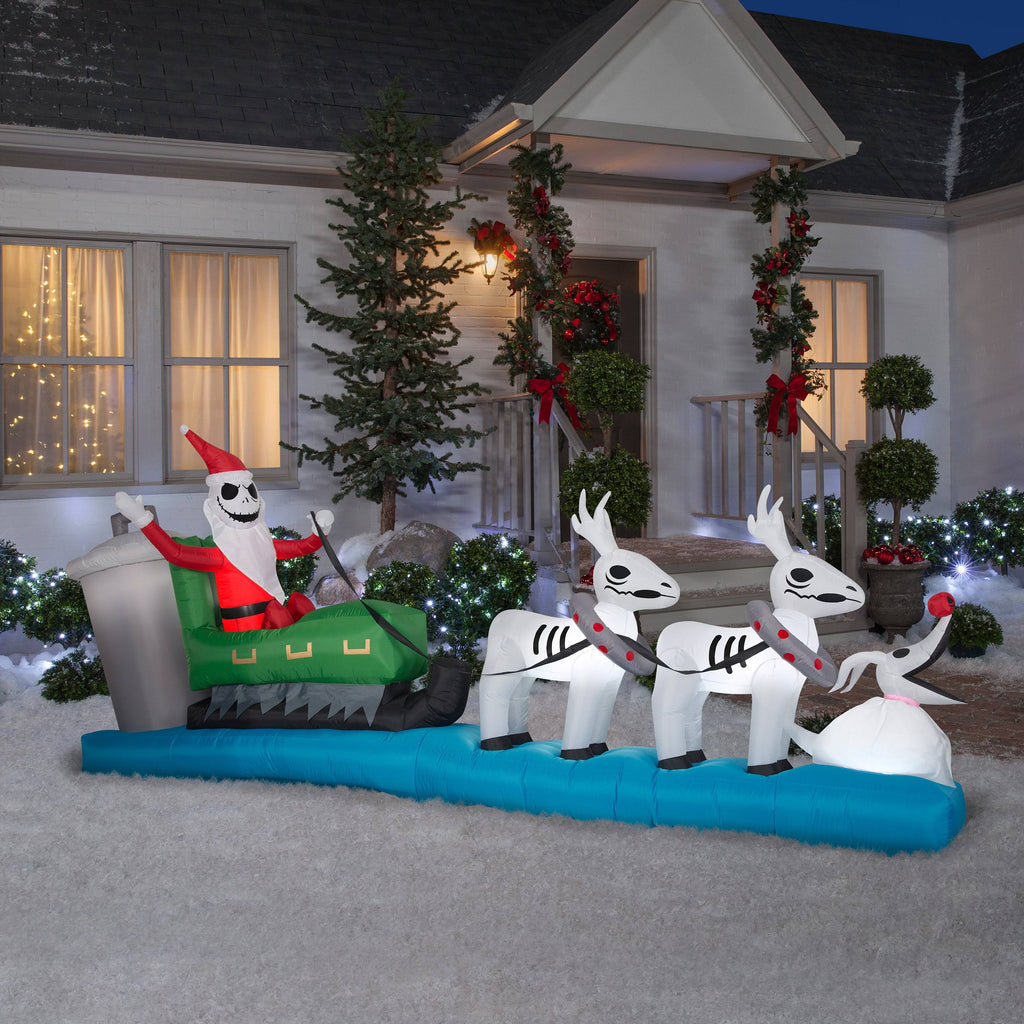 Colossal Airblown Inflatable Sleigh Scene P577784