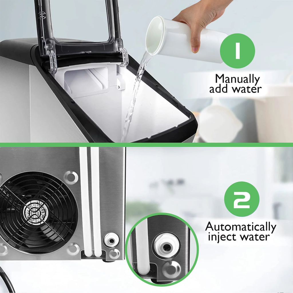 Countertop Nugget Ice Maker 29lb/Day Self-Cleaning U5906