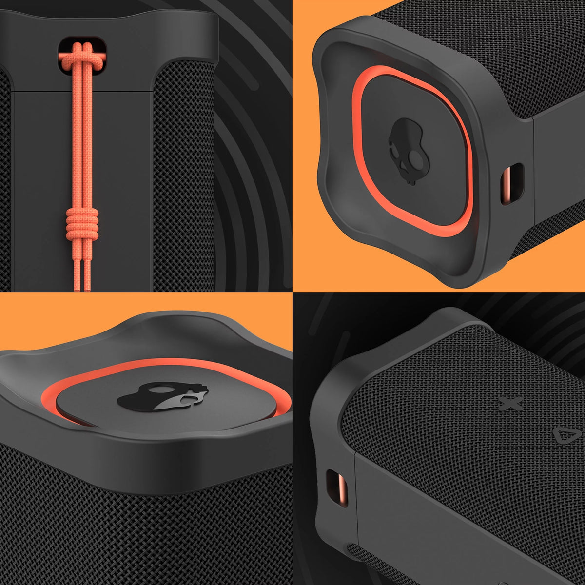 Black Compact Wireless Speaker R8278