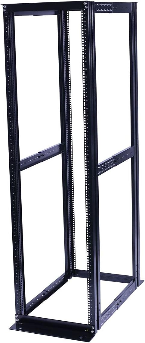 42U 4 Post Open Frame Server Rack 19inch Adjustable Depth O114634