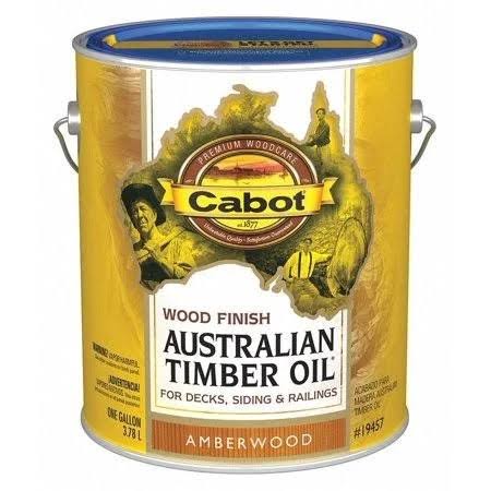 Amberwood Flat Exterior Stain for Wood, 1 Gal W18423