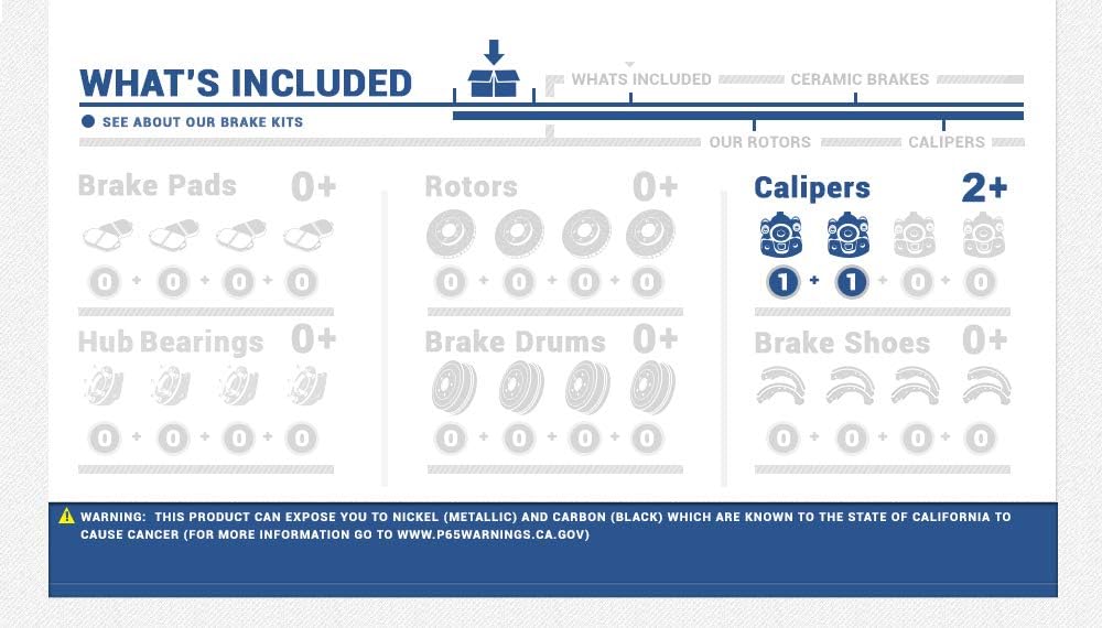 Semi-Loaded Caliper Assembly Pair Set V534