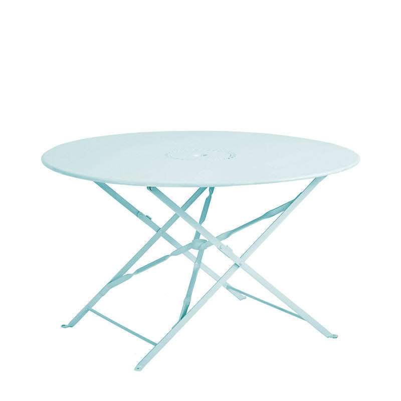 Round Black Folding Table U509116