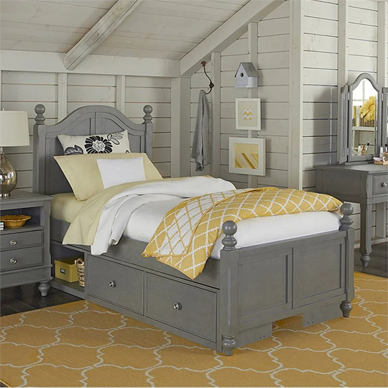 Twin Wood Storage Bed K223637