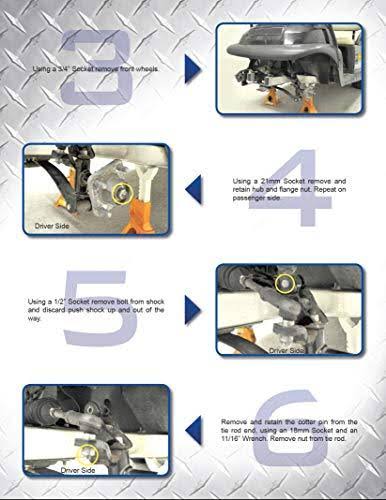 6x22 A-Arm Lift Complete Kit for Club Car Precedent Golf Carts J395735