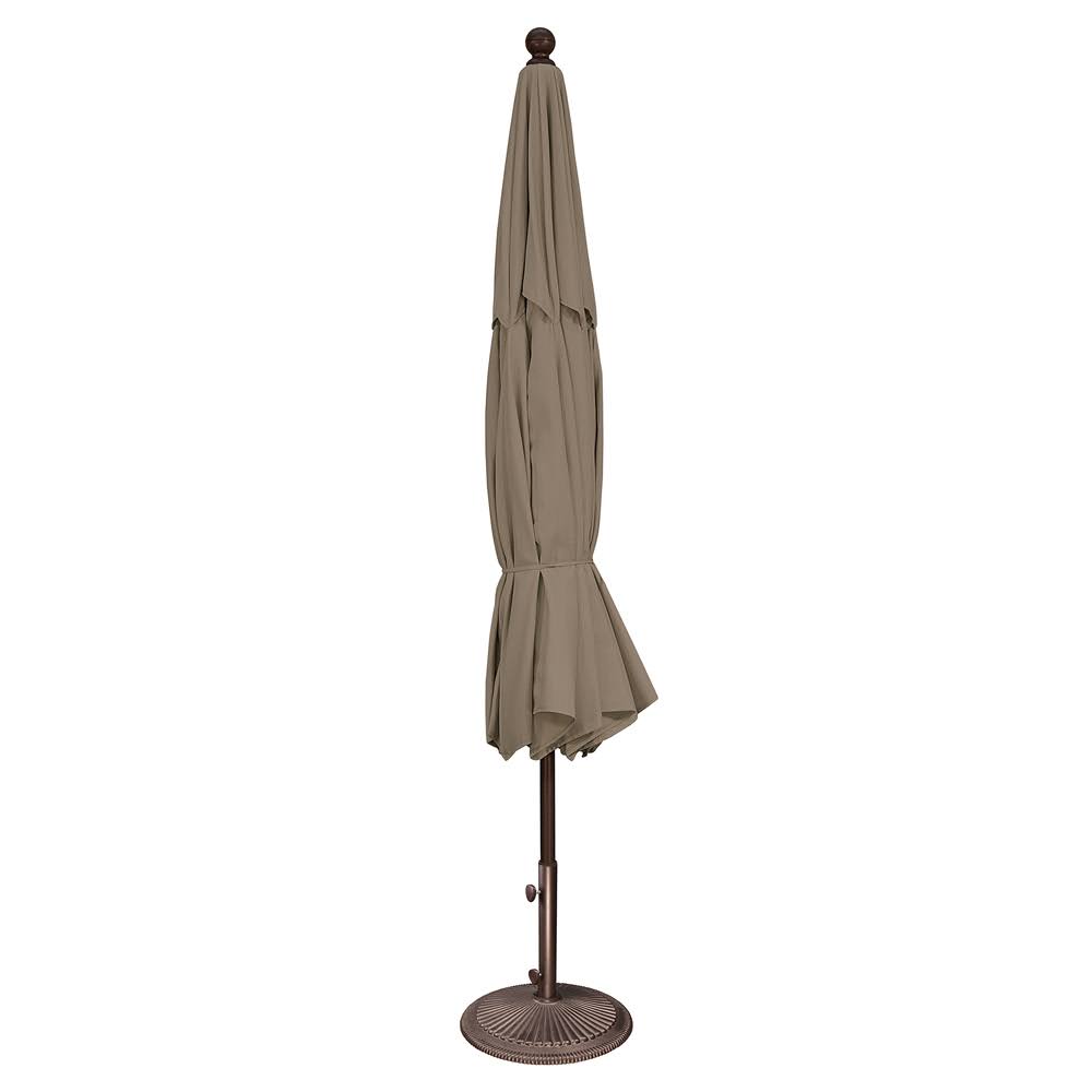 Black Octagon Push Button Tilt Market Umbrella Y52711