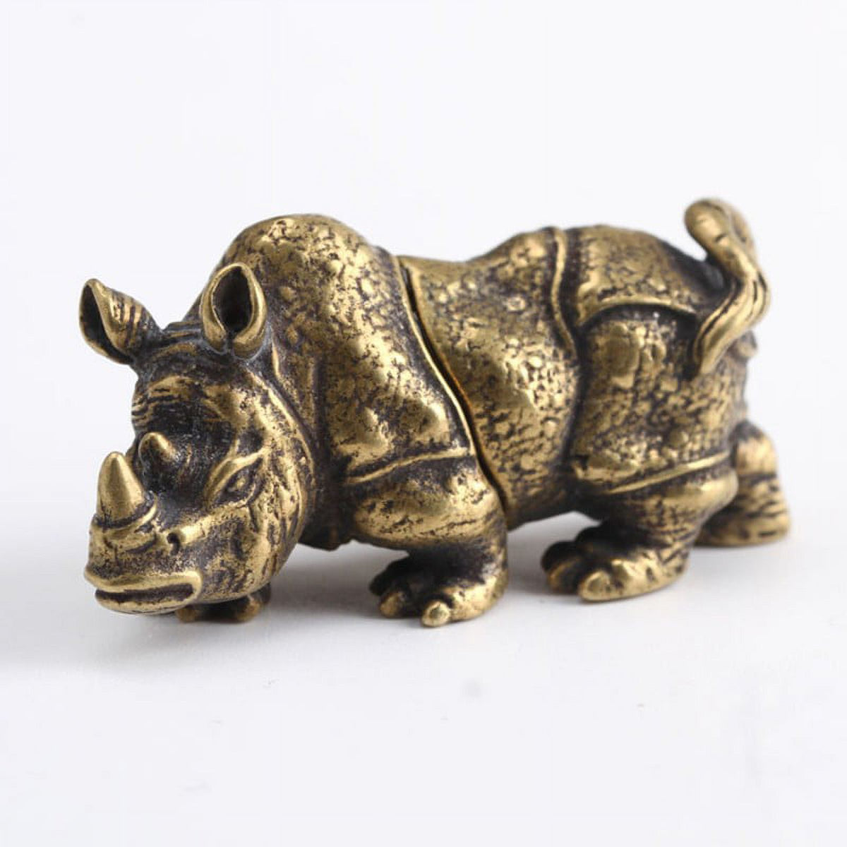 Rhino Ornament Handmade Sculpture X54657