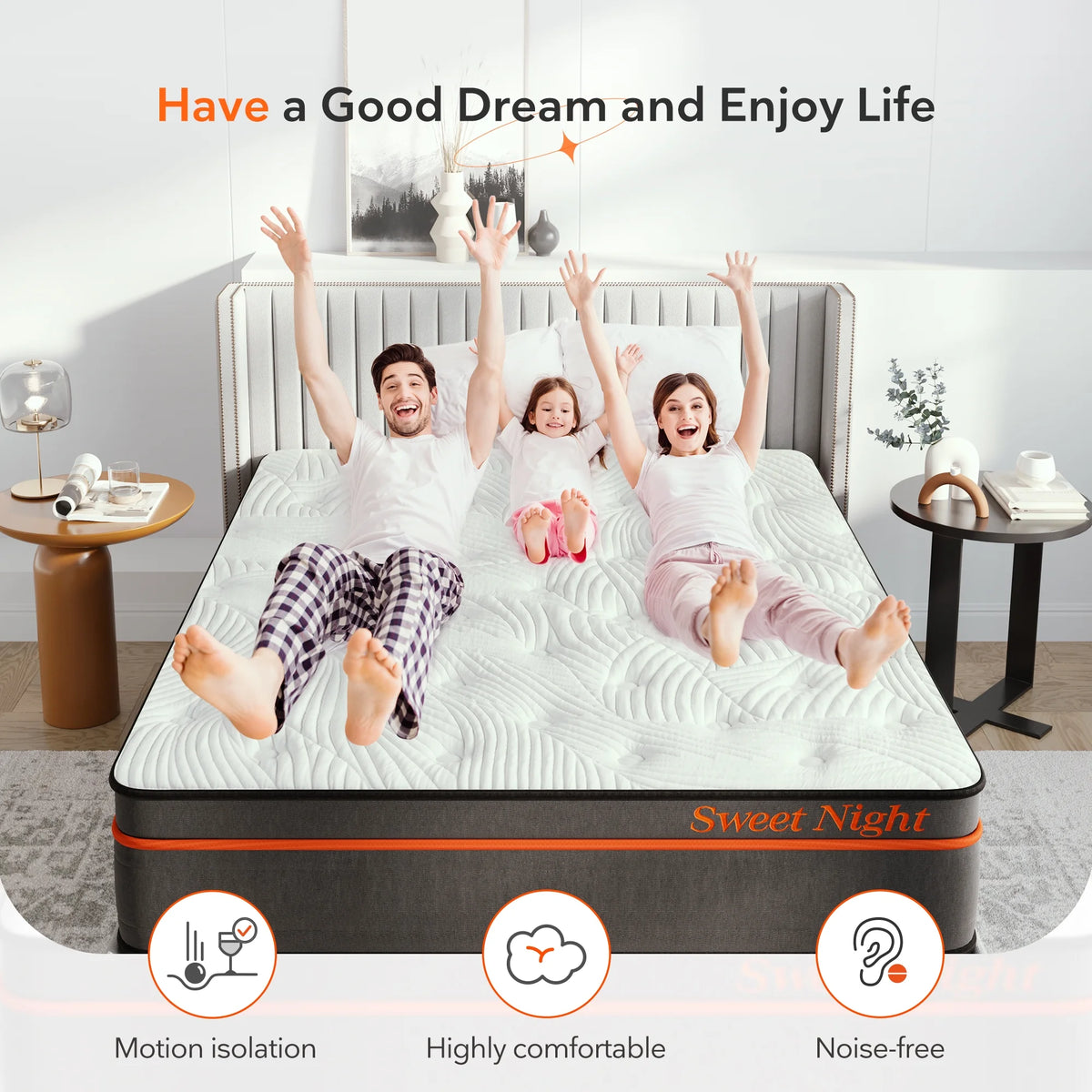 14 Pillow Top Gel Memory Foam Hybrid Mattress Queen Size O599