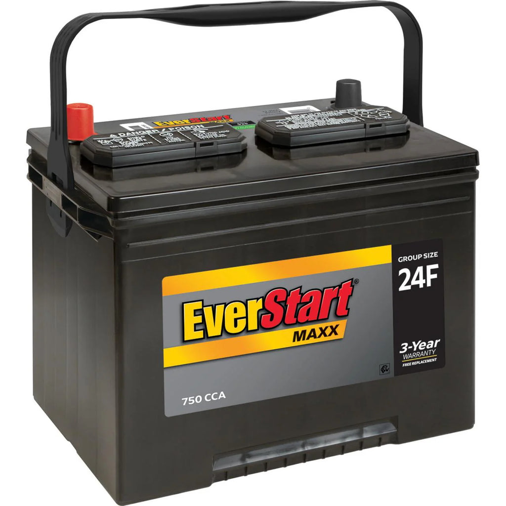 Lead Acid Automotive Battery, Group Size 24F 12 Volt, 750 CCA Y37401