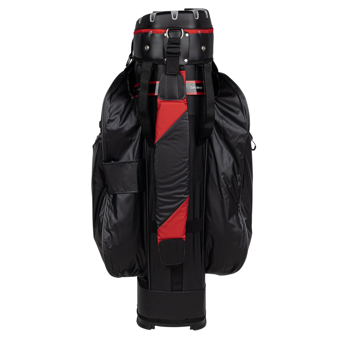 Black/Red 14 Way Waterproof Cart Bag Y5973