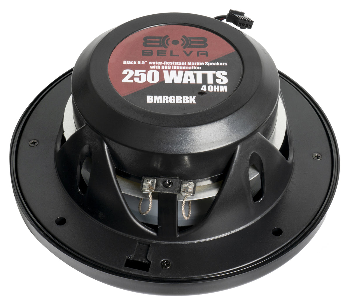 Black 500W 6.5" Marine Speakers with RGB T622