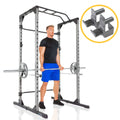 Squat Rack Power Cage with J-Hooks, 800lb Weight Capacity L883318