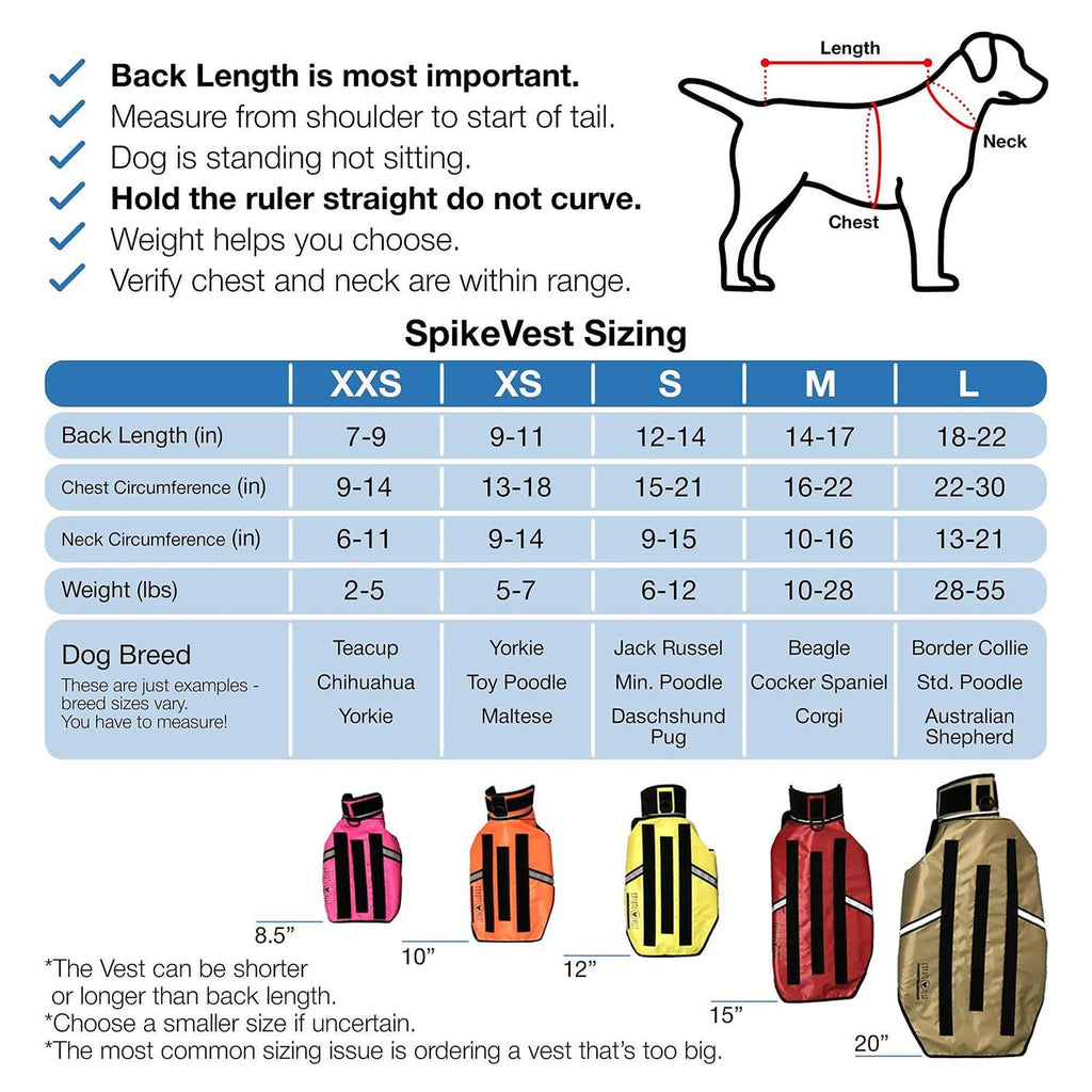 Reflective Dog Harness Vest with Spikes E4722