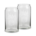16 oz Beer Can Glass Set of 2 K395243