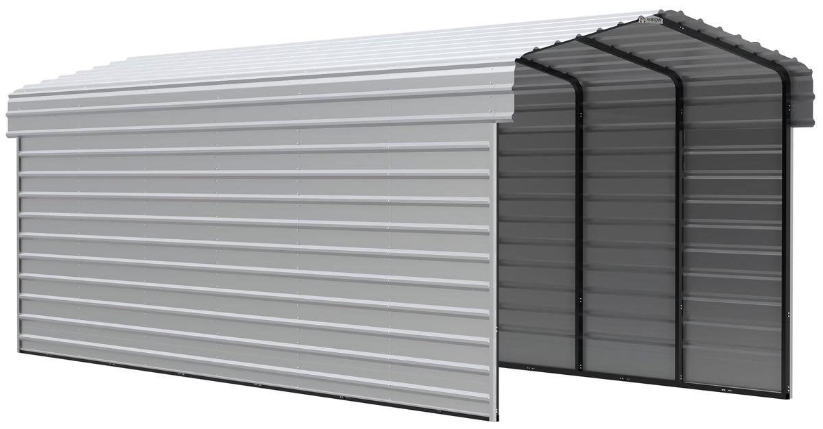 Galvanized Steel Carport Kit, 10' x 29' x 9' V854