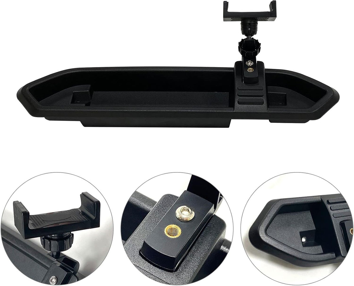 Black Dash Cell Phone Holder with Tray E446