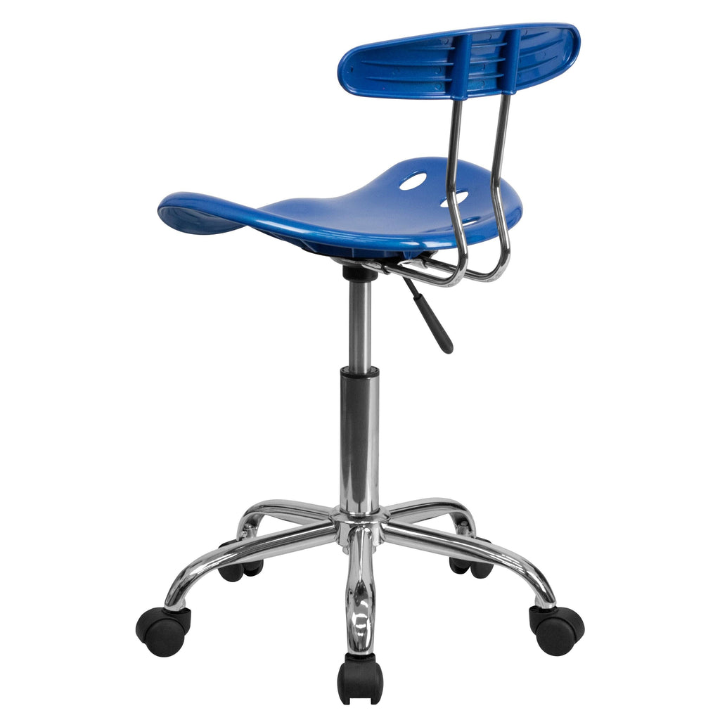 Pink Adjustable Swivel Chair with Tractor Seat U297