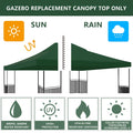 10FTx10FT Replacement Canopy Top Gazebo Tent Sunshade Cover Z9018