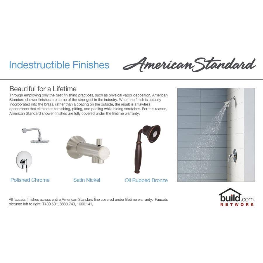 Polished Chrome Bath and Shower Trim Kit S9262