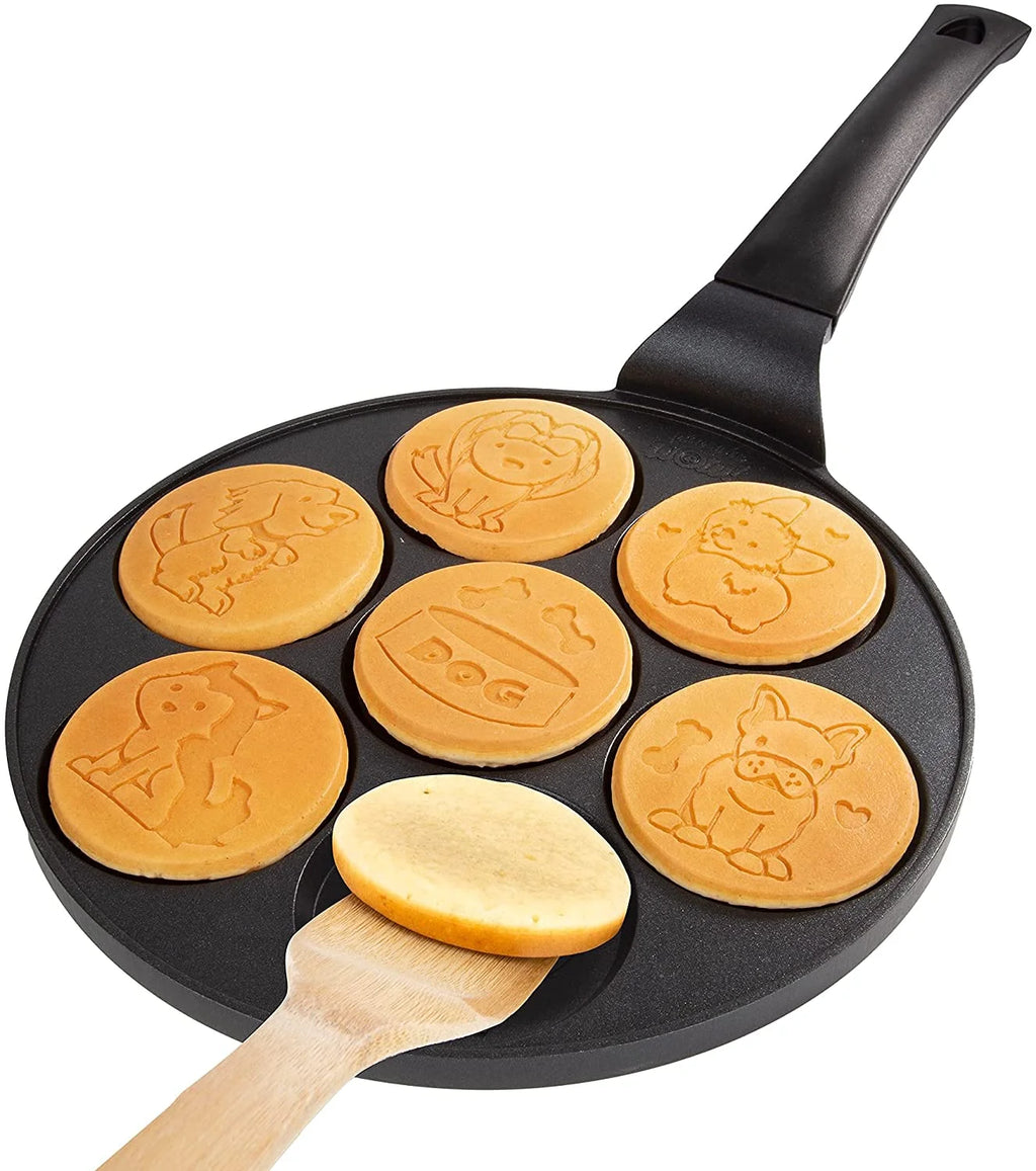 Mini Pancake Pan, Nonstick Griddle for Breakfast F1054