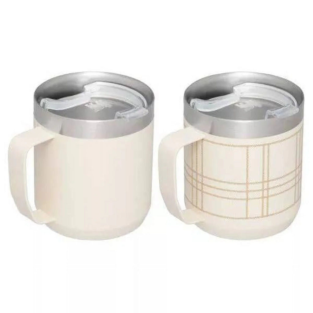 2pk 12 oz Stainless Steel Mugs I590
