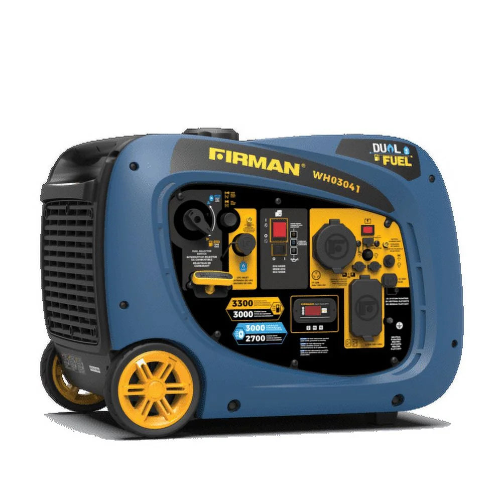 Dual Fuel Inverter Portable Generator 3300/3000W Recoil Start B68439