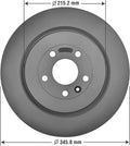 Rear Brake Rotor Pack of 2 J2679