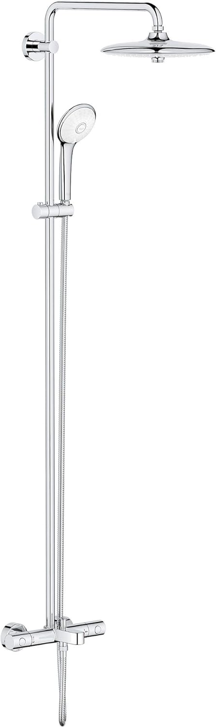 Thermostatic Shower System, 1.75 gpm, Starlight Chrome N172712