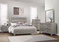 5pc Queen Size Bedroom Set with Dresser Nightstand Mirror Chest B4498